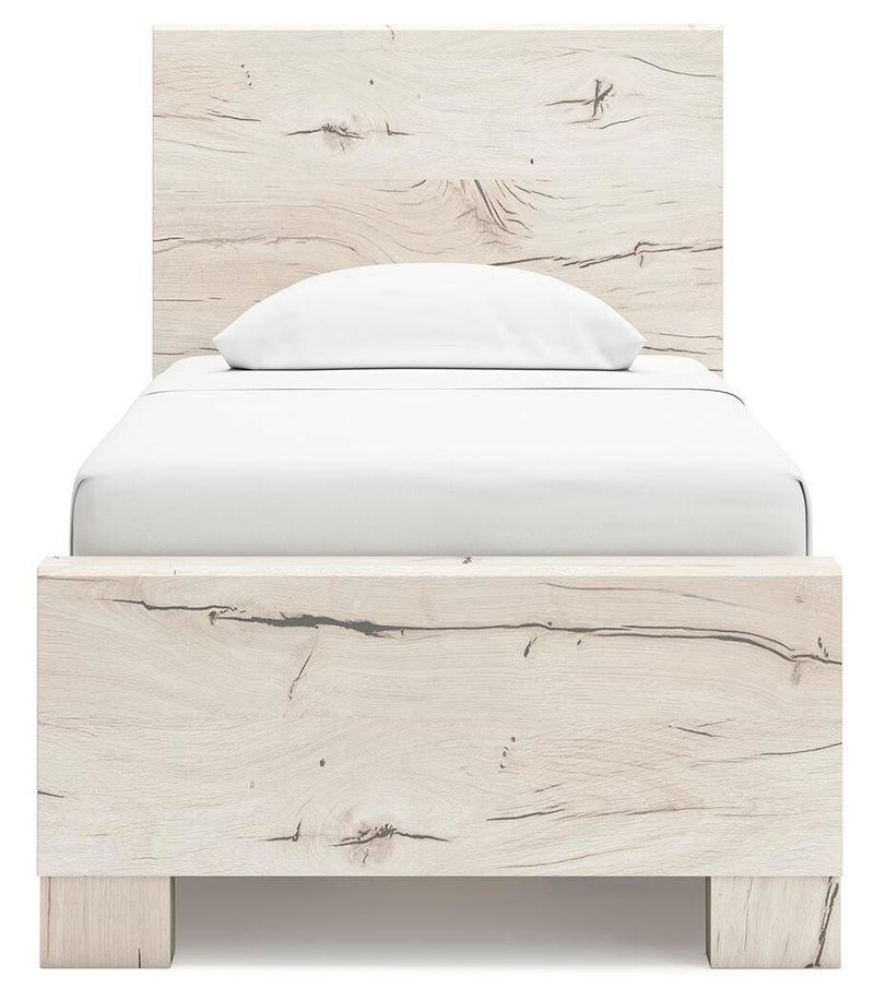 Cama con paneles y almacenamiento Lawroy