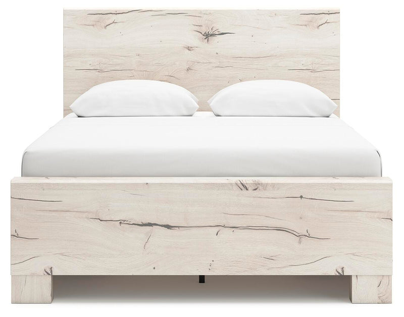 Cama con paneles y almacenamiento Lawroy