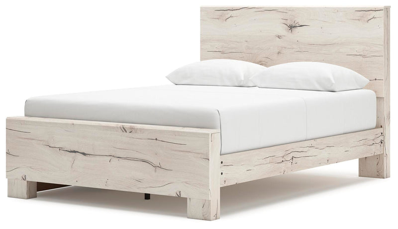 Cama con paneles y almacenamiento Lawroy