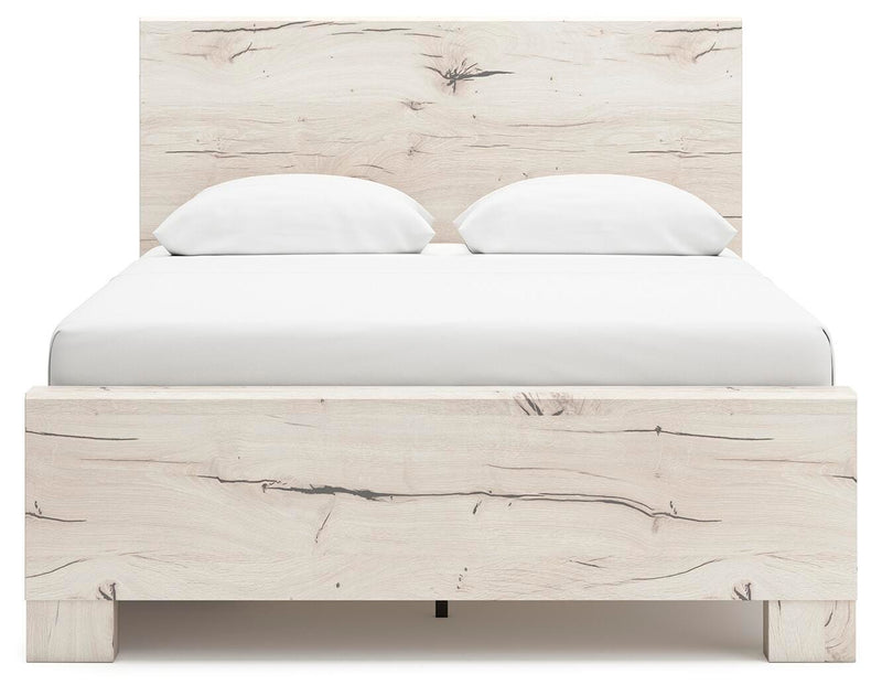 Cama con paneles y almacenamiento Lawroy