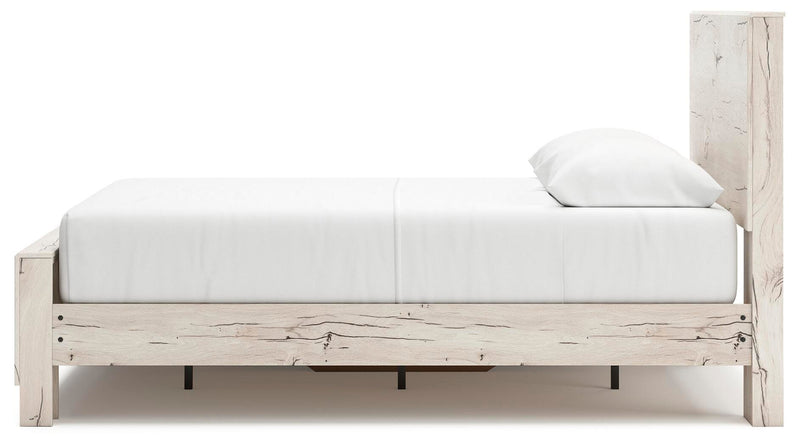 Cama con paneles y almacenamiento Lawroy