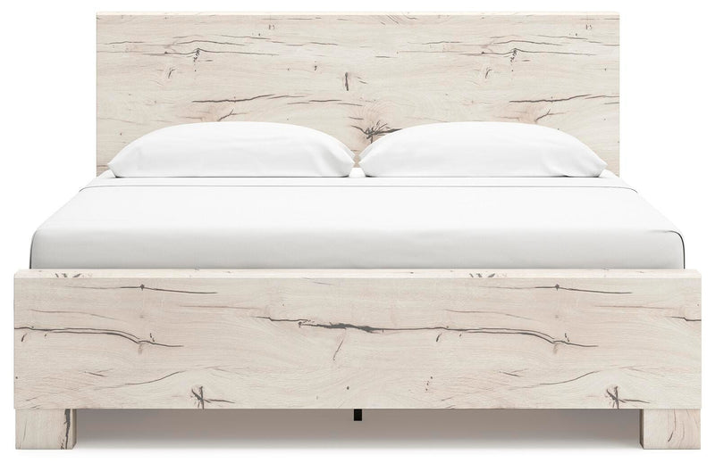 Cama con paneles y almacenamiento Lawroy