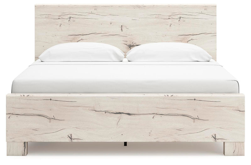 Cama con paneles y almacenamiento Lawroy