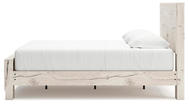 Cama con paneles y almacenamiento Lawroy