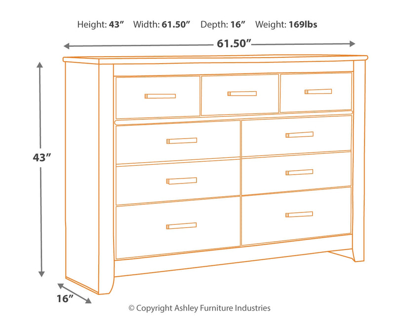Brinxton Seven Drawer Dresser