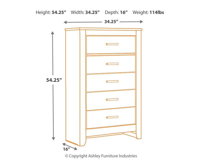 Brinxton Five Drawer Chest