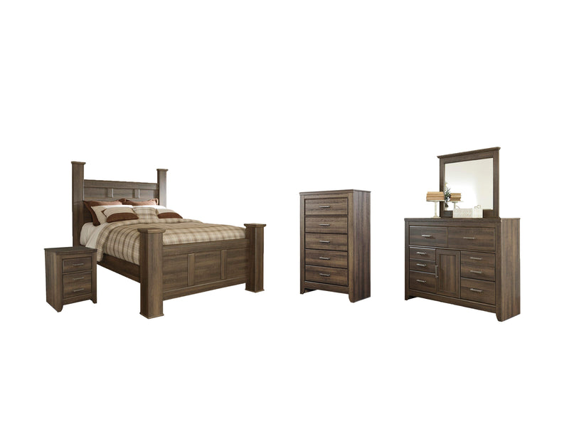 Juararo Poster Bed Bedroom Set