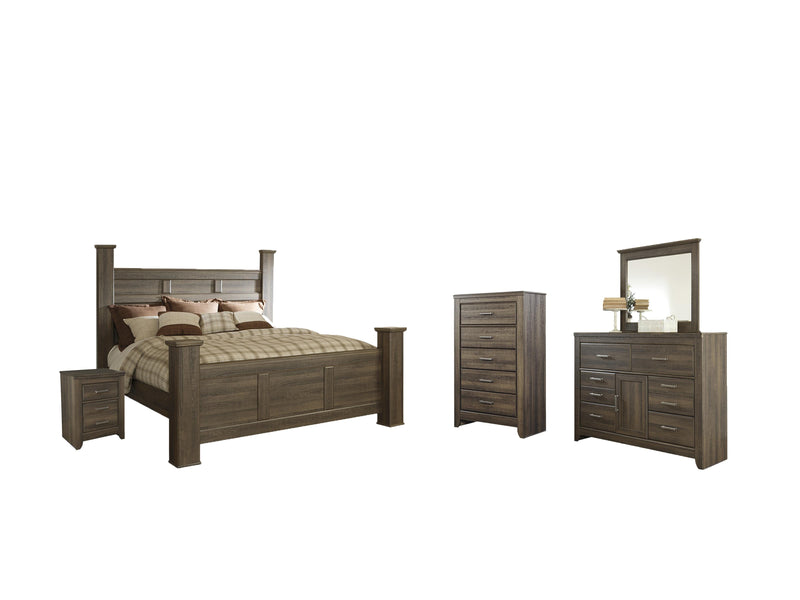 Juararo Poster Bed Bedroom Set