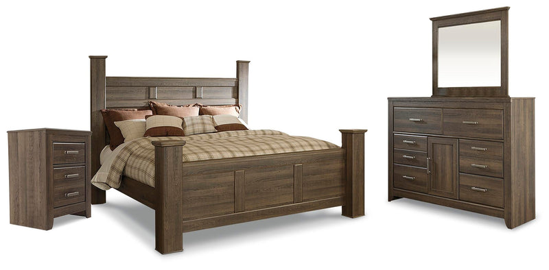 Juararo Poster Bed Bedroom Set