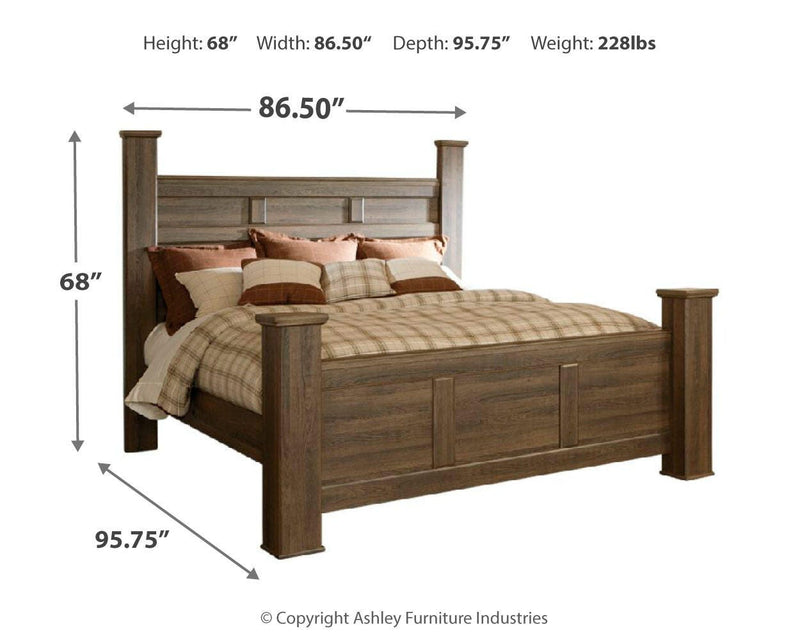 Juararo Poster Bed Bedroom Set
