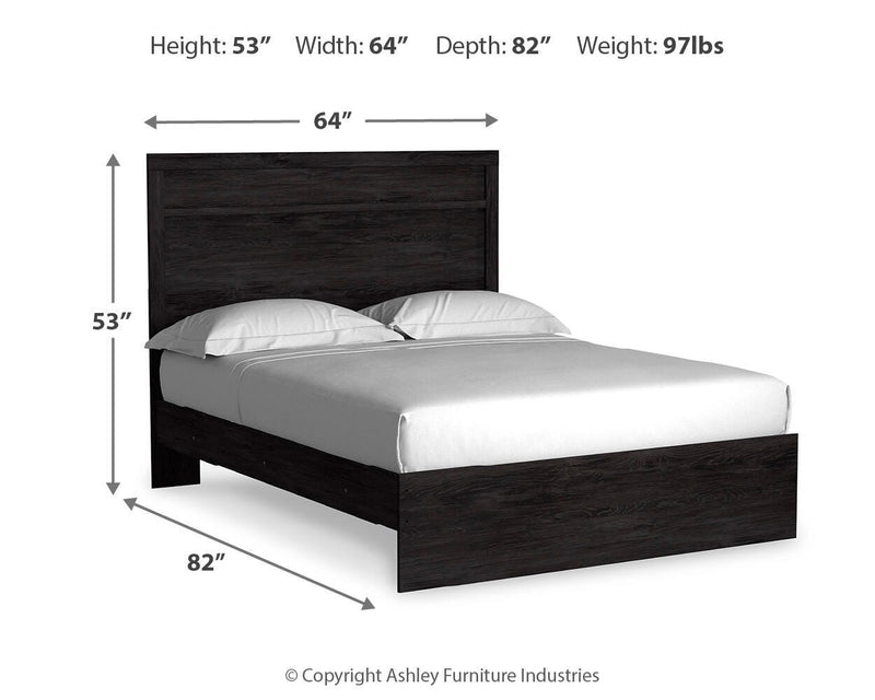 Belachime Panel Bed