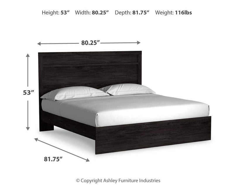 Belachime Panel Bed