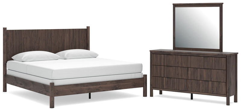 Juego de dormitorio Pamytta con cama de paneles