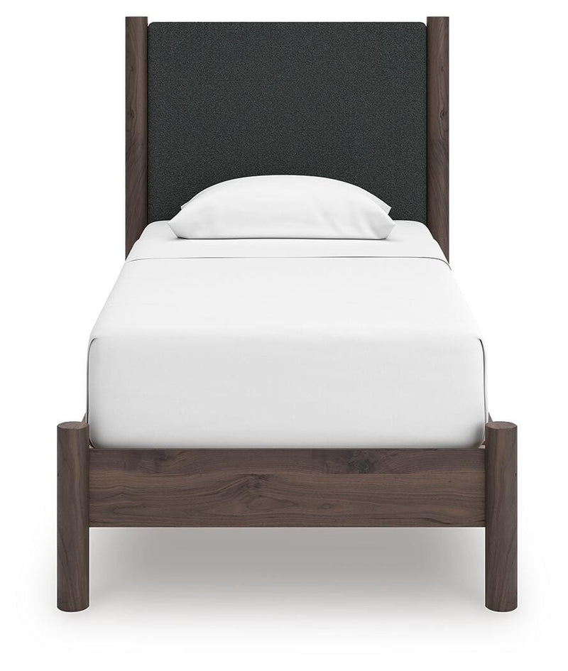 Cadmori Upholstered Panel Platform Bed