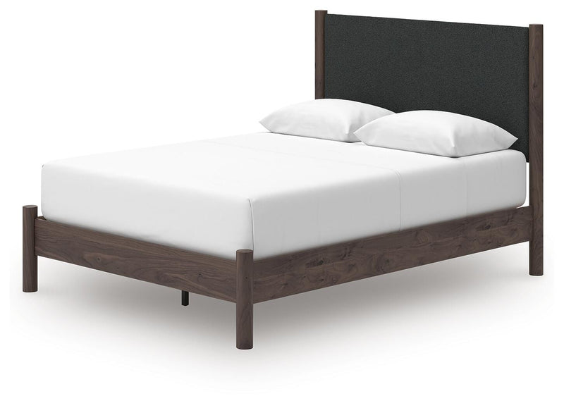 Cadmori Upholstered Panel Platform Bed