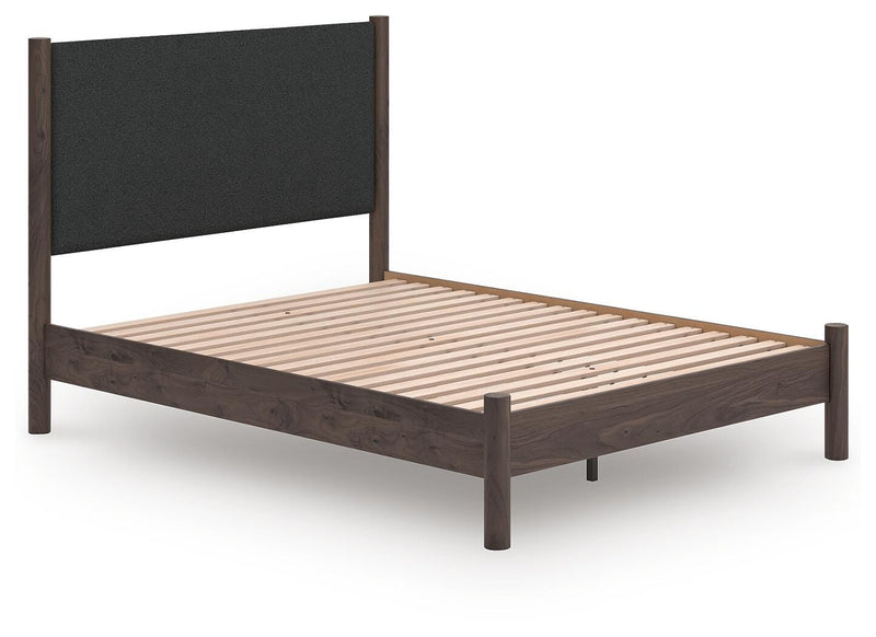 Cadmori Upholstered Panel Platform Bed