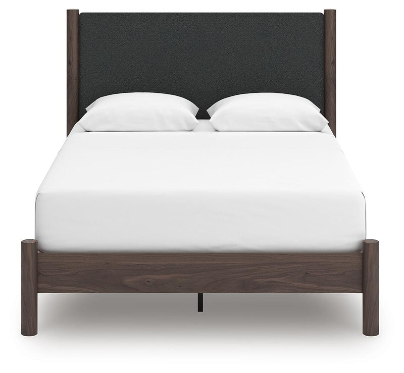 Cadmori Upholstered Panel Platform Bed