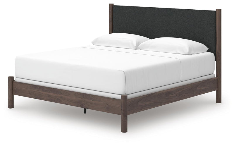 Cama panel tapizada Cadmori