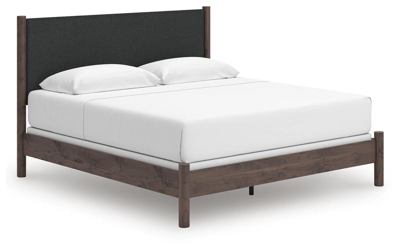 Cama panel tapizada Cadmori