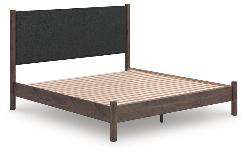 Cadmori Upholstered Panel Platform Bed
