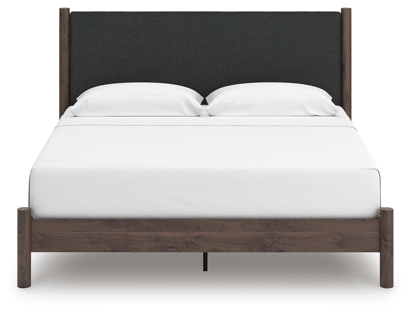 Cadmori Upholstered Panel Platform Bed
