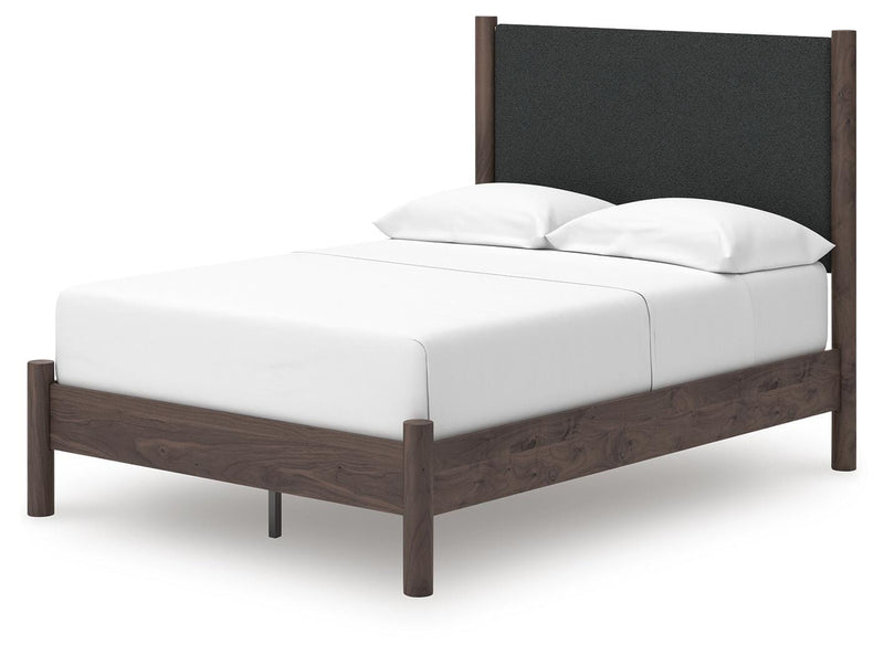 Cadmori Upholstered Panel Platform Bed