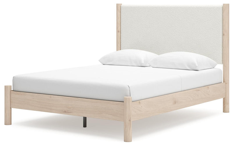 Cama panel tapizada Cadmori