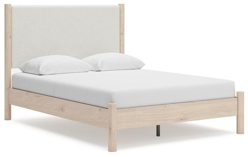Cama panel tapizada Cadmori