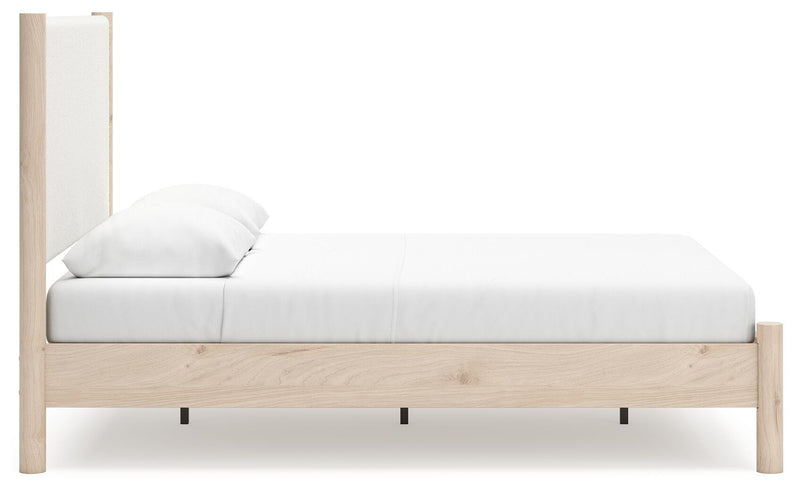 Cadmori Upholstered Panel Bed Bedroom Set