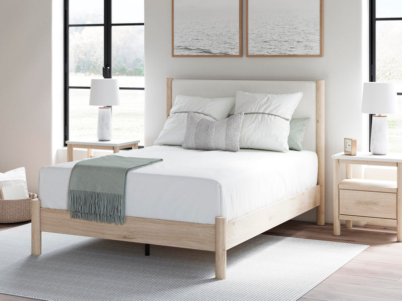 Cama panel tapizada Cadmori