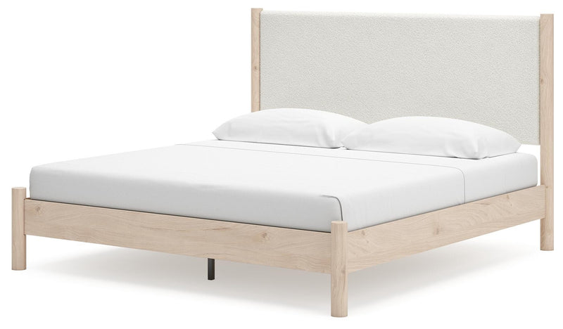 Cama panel tapizada Cadmori