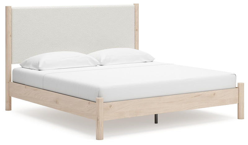 Cama panel tapizada Cadmori