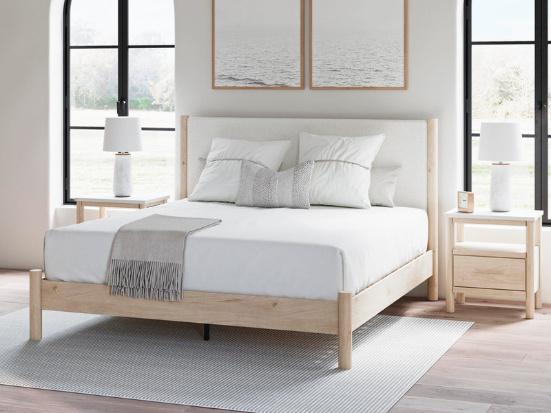 Cama panel tapizada Cadmori