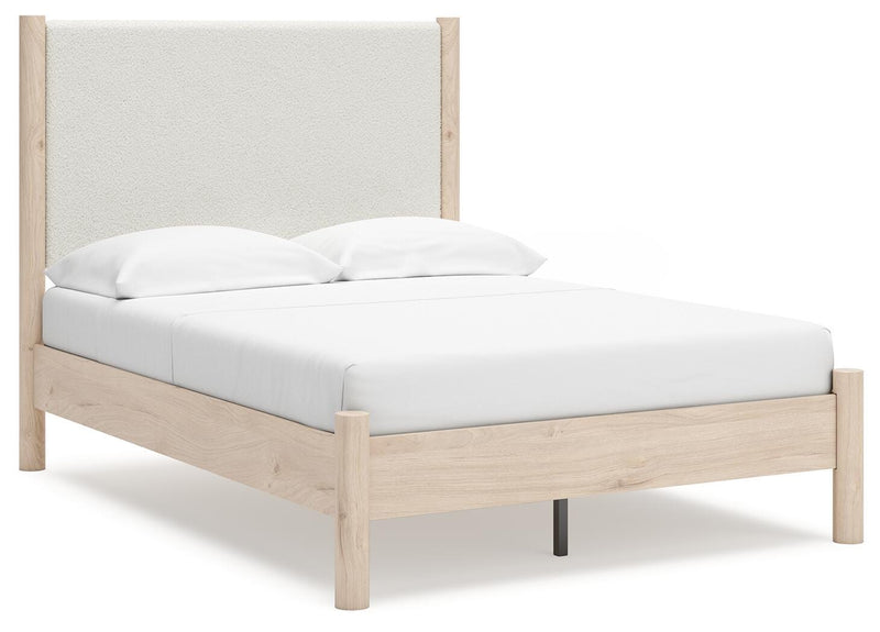 Cama panel tapizada Cadmori