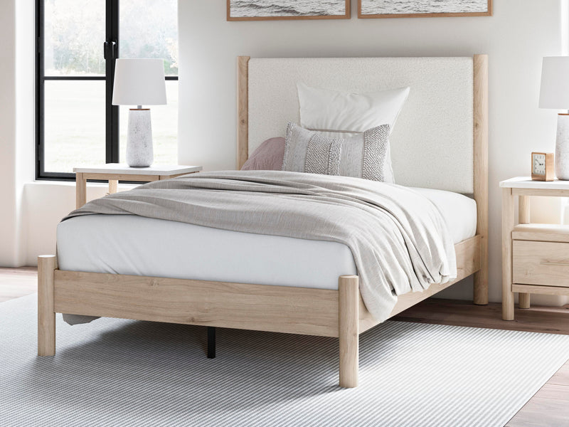 Cama panel tapizada Cadmori