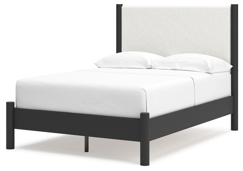 Cama panel tapizada Cadmori