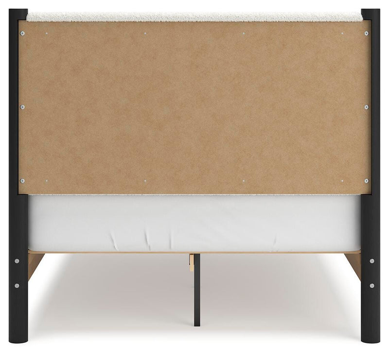 Cama panel tapizada Cadmori