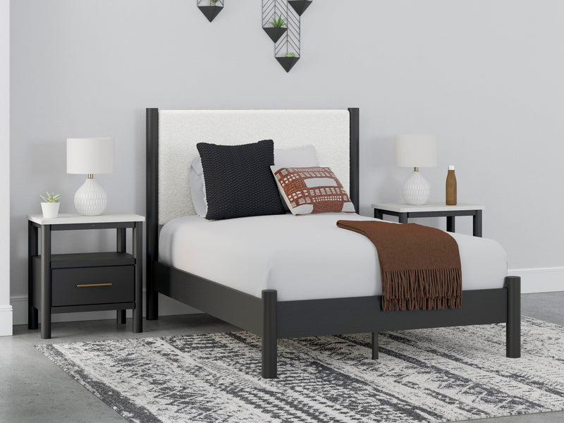 Cama panel tapizada Cadmori