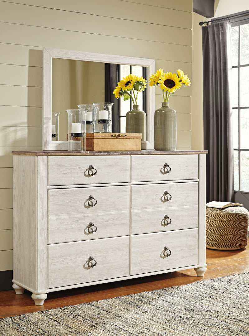 Willowton Sleigh Bed Bedroom Set