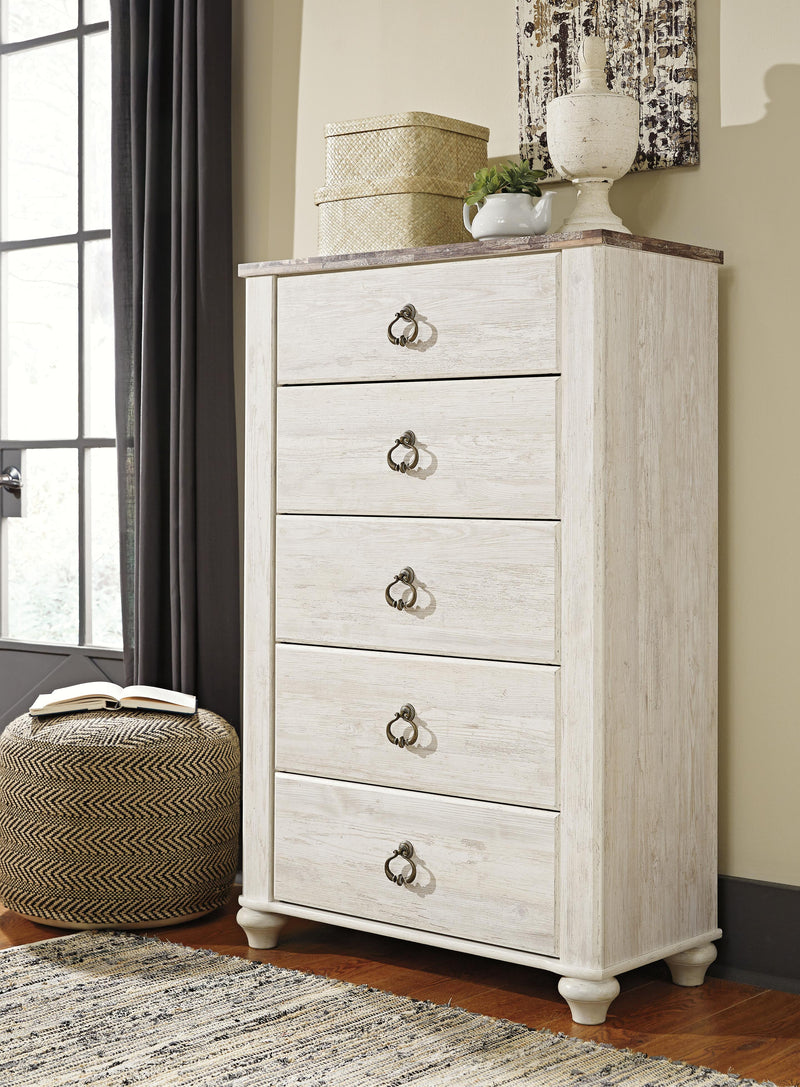 Willowton Panel Bed Bedroom Set