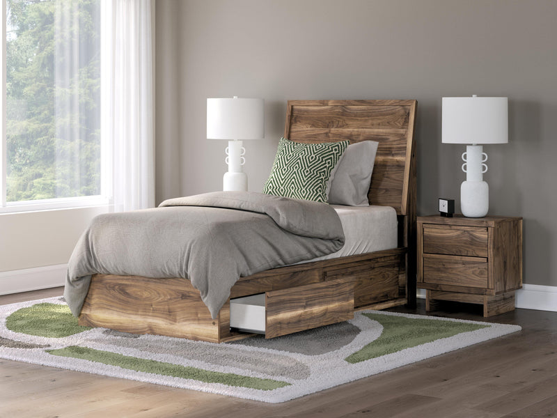 Zadilyn Panel Bed with Storage