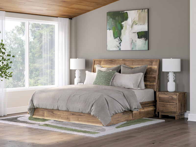 Zadilyn Panel Bed with Storage