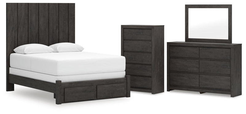 Fraluna Panel Storage Bed Bedroom Set