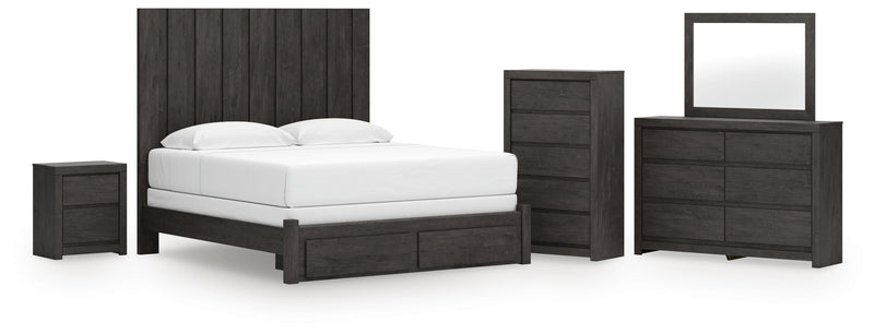 Fraluna Panel Storage Bed Bedroom Set