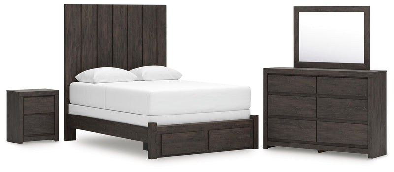 Fraluna Panel Storage Bed Bedroom Set