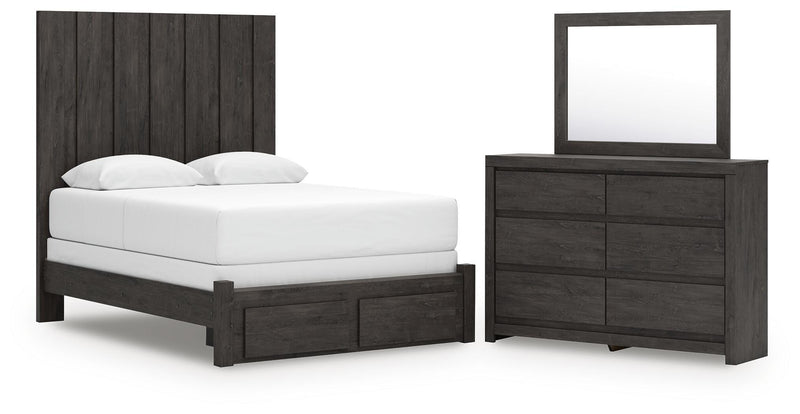 Fraluna Panel Storage Bed Bedroom Set