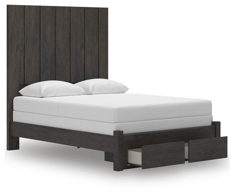Parlayon Panel Storage Bed