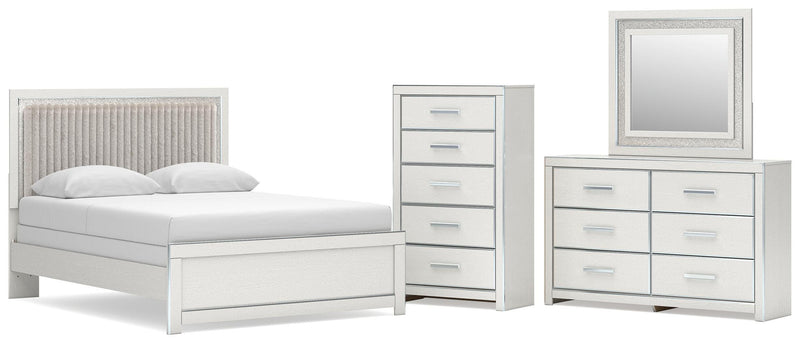 Zuraleus Upholstered Panel Bed Bedroom Set