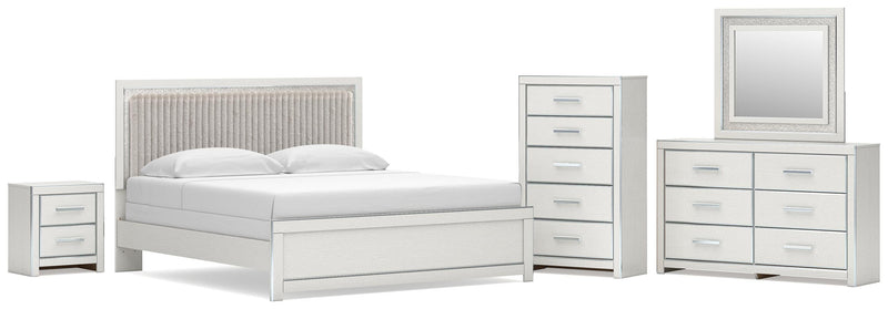 Zuraleus Upholstered Panel Bed Bedroom Set
