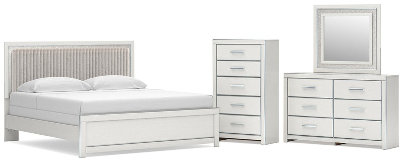 Zuraleus Upholstered Panel Bed Bedroom Set